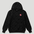 Mono Logo Jacquard Monogram Hoodie Black1