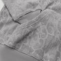 Mono Logo Jacquard Monogram Hoodie Grey4