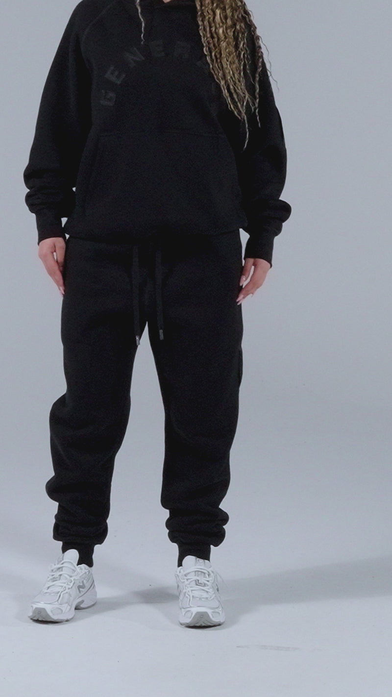 Generals Taper Leg Trackpants Jet Black