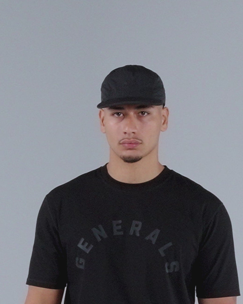 Generals 5 Panel Hat Jet Black