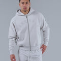 Generals Classic Fit Raglan Zip Hoodie Nimbus Cloud3