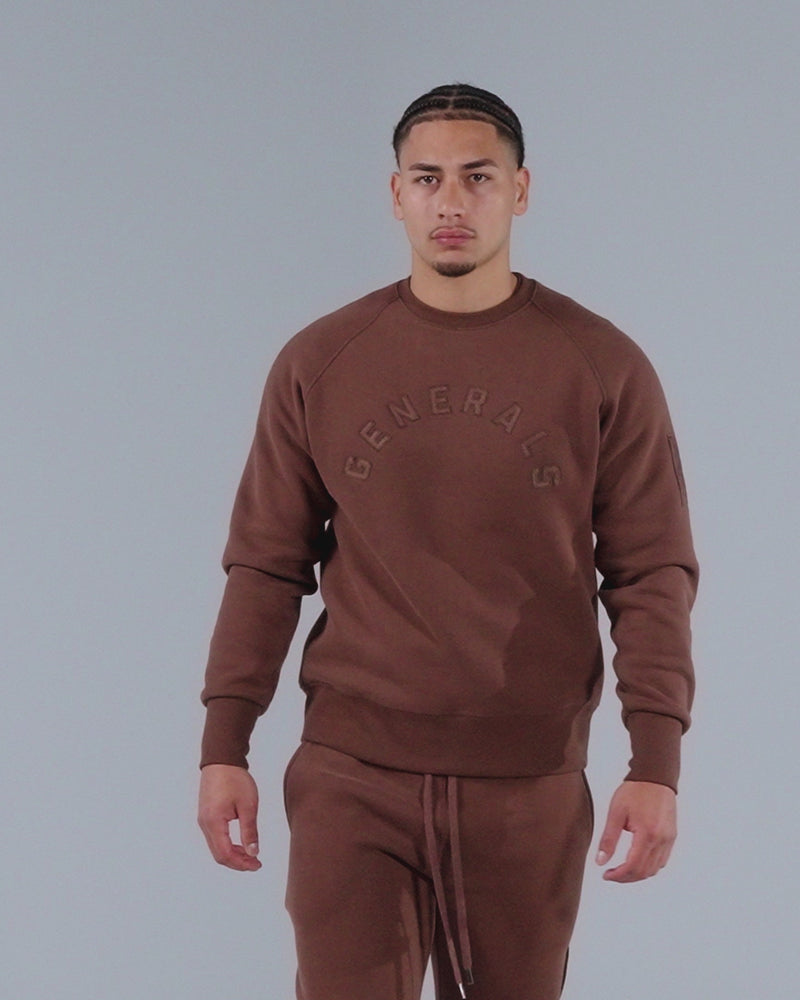 Generals Classic Fit Crewneck Chestnut