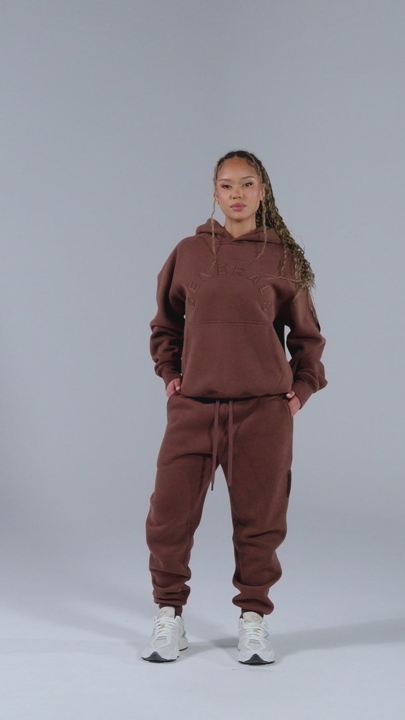 Generals Classic Fit Raglan Hoodie Chestnut