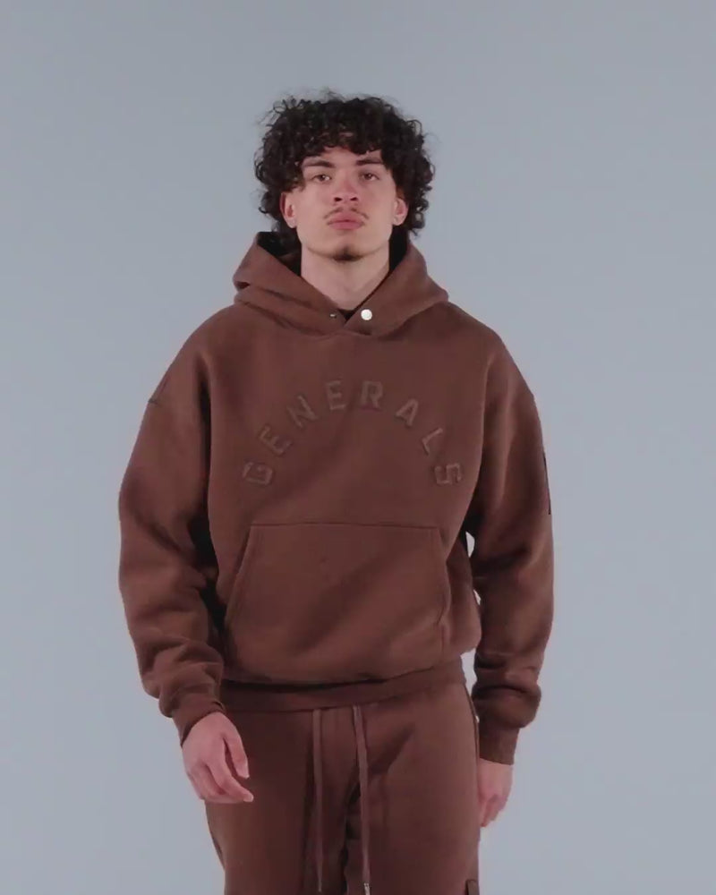 Generals Oversized Hoodie Chestnut