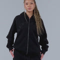 Generals Classic Fit Raglan Zip Hoodie Jet Black4