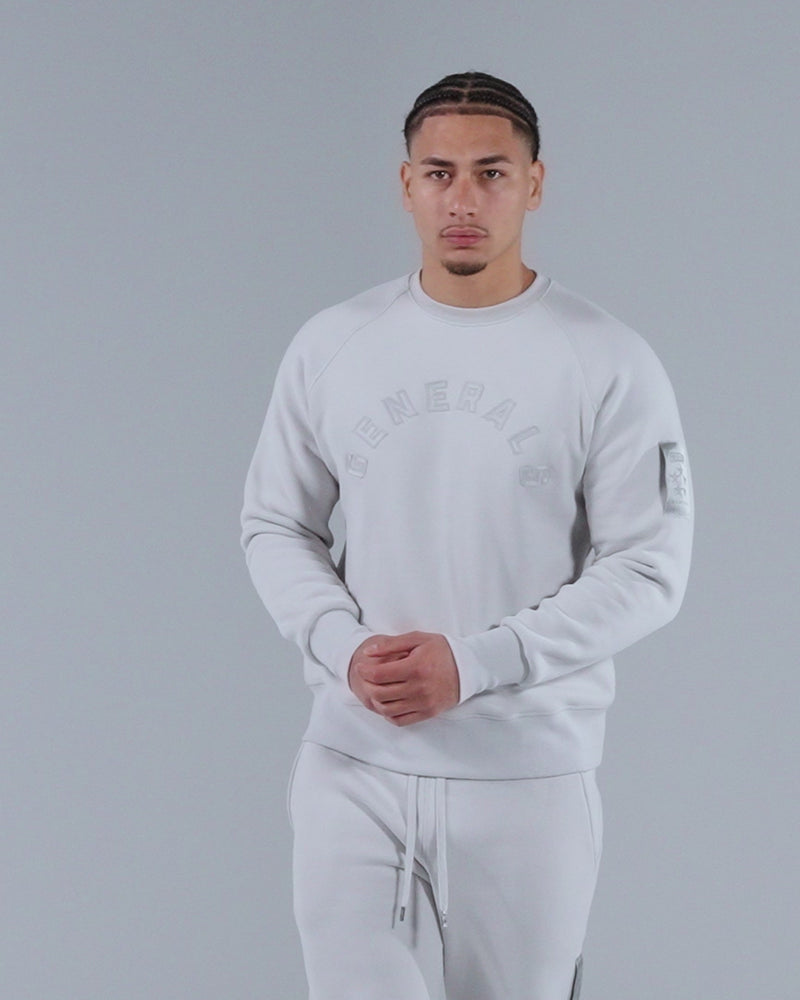 Generals Classic Fit Crewneck Nimbus Cloud