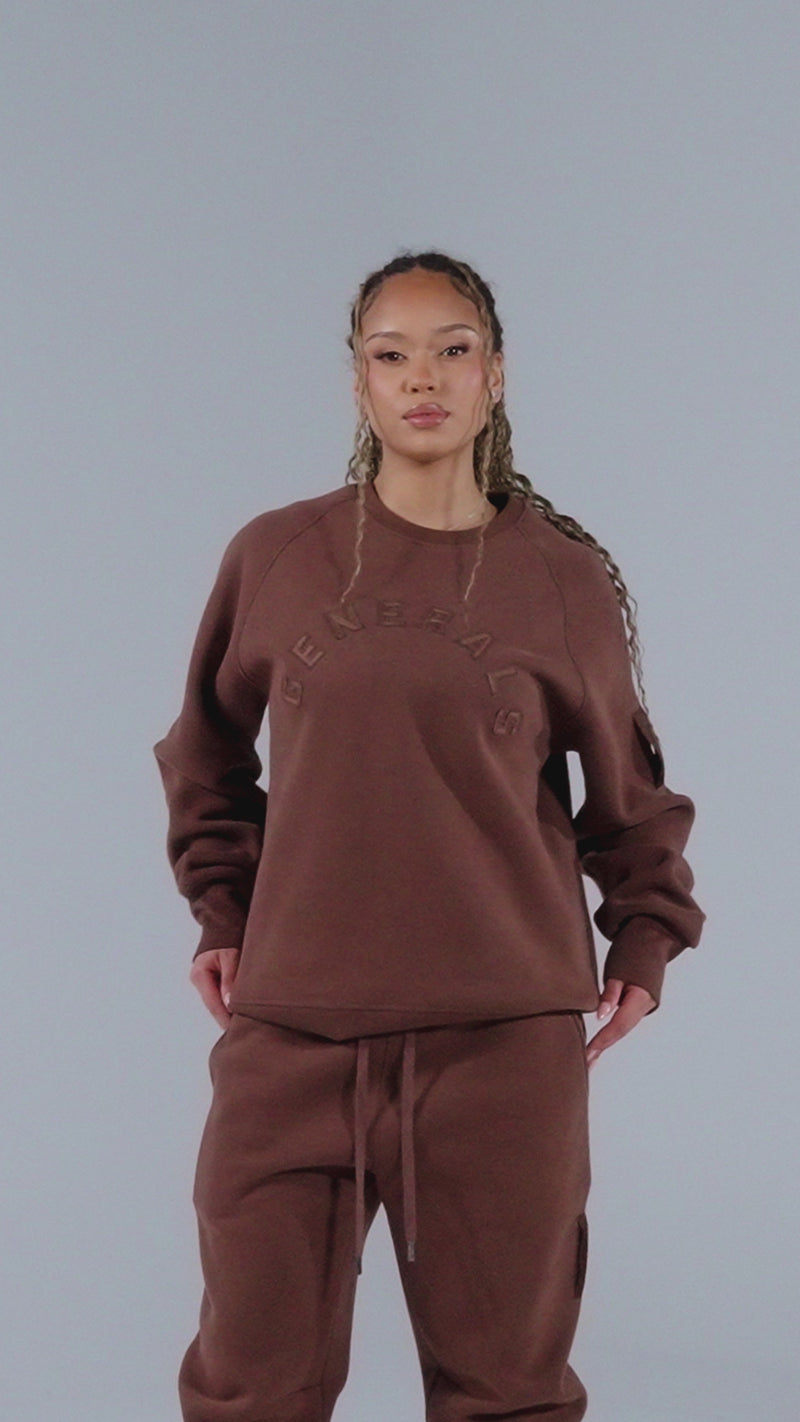 Generals Classic Fit Crewneck Chestnut