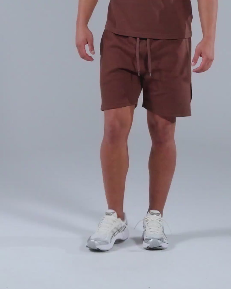 Generals 6 Inch Pique Shorts Chestnut