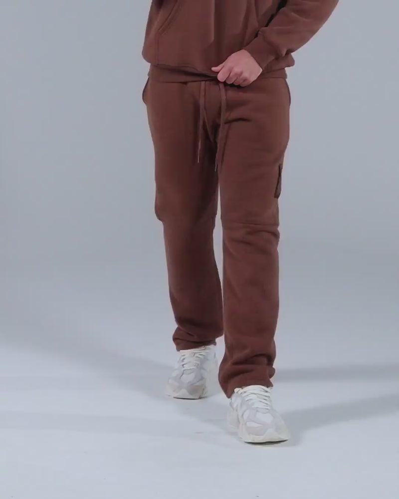 Generals Straight Leg Trackpants Chestnut