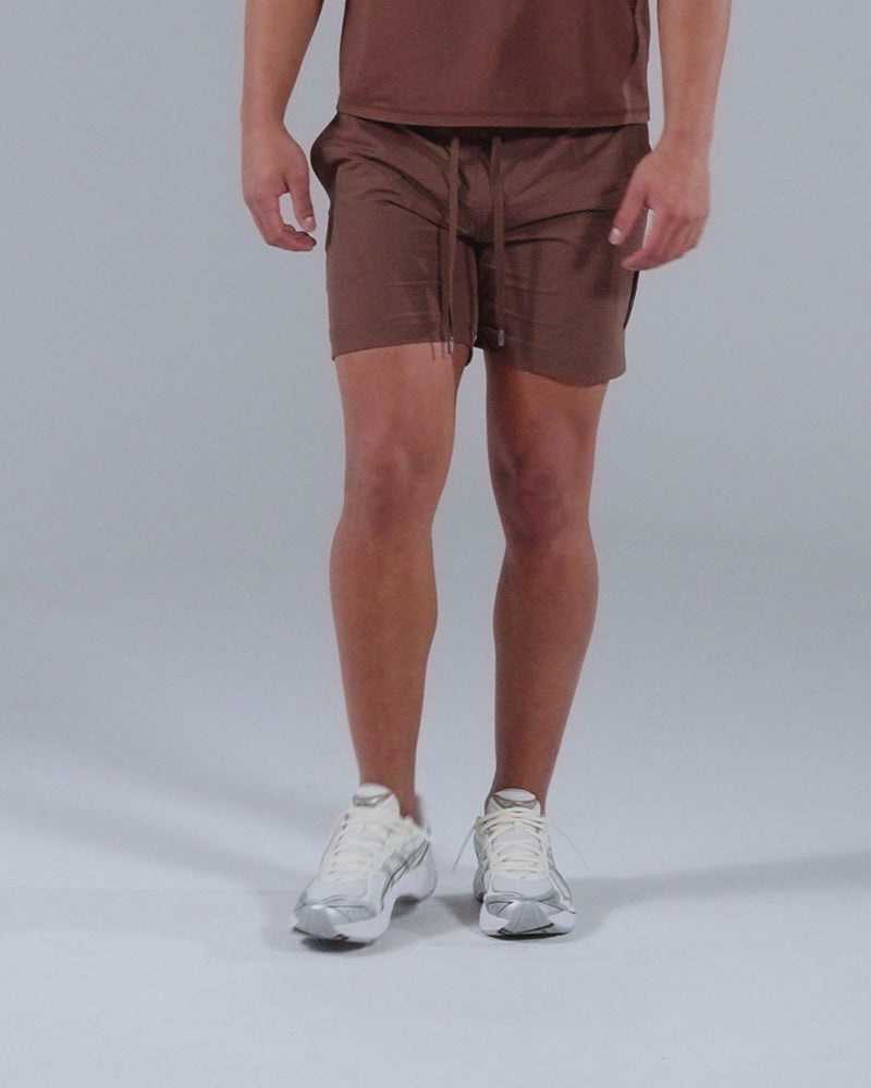 Generals 5 Inch Nylon Shorts Chestnut