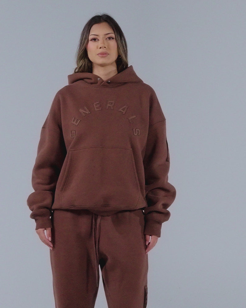 Generals Oversized Hoodie Chestnut