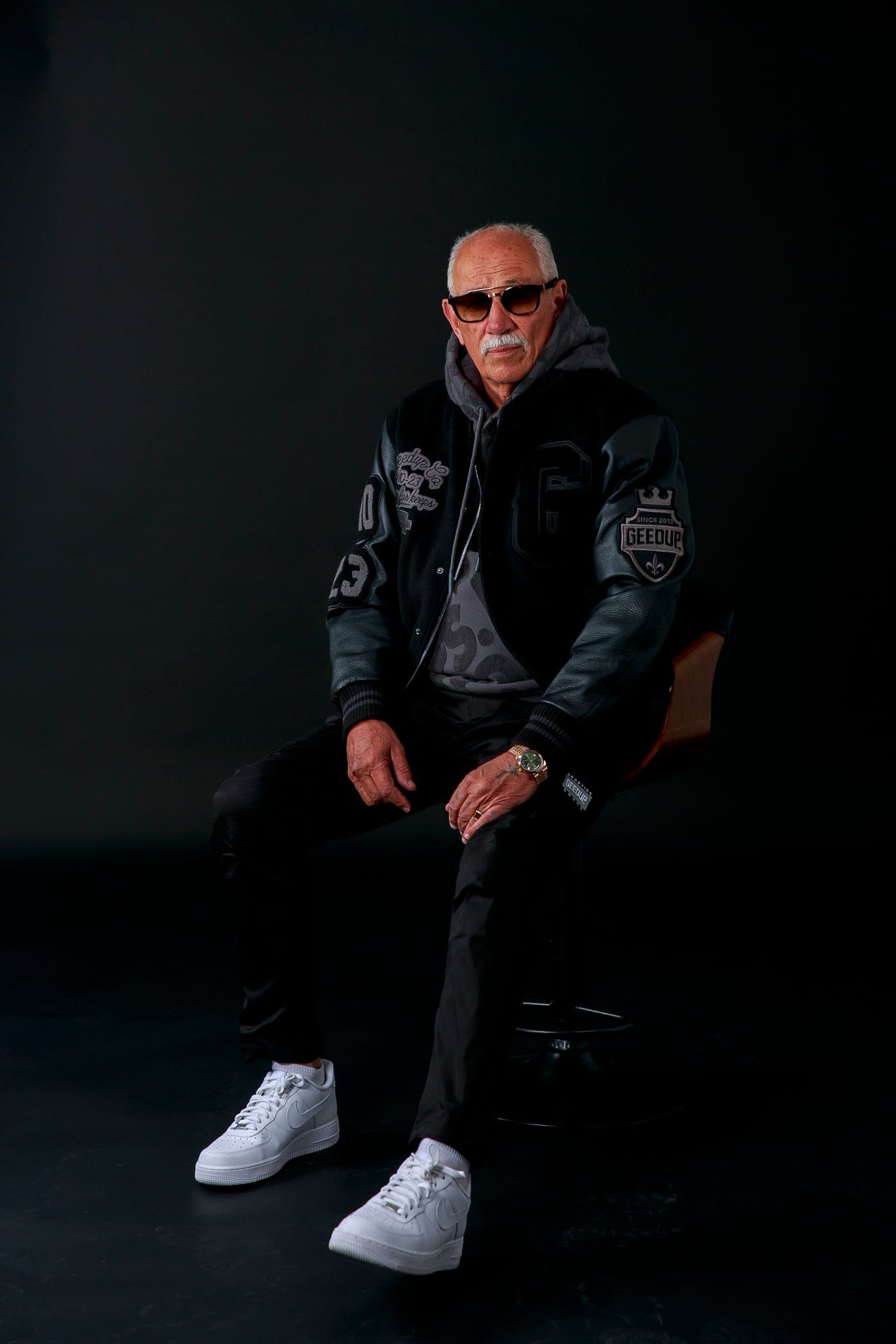 13YR PFK Varsity Jacket Black/Black