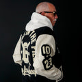 13YR PFK Varsity Jacket Black/Cream8