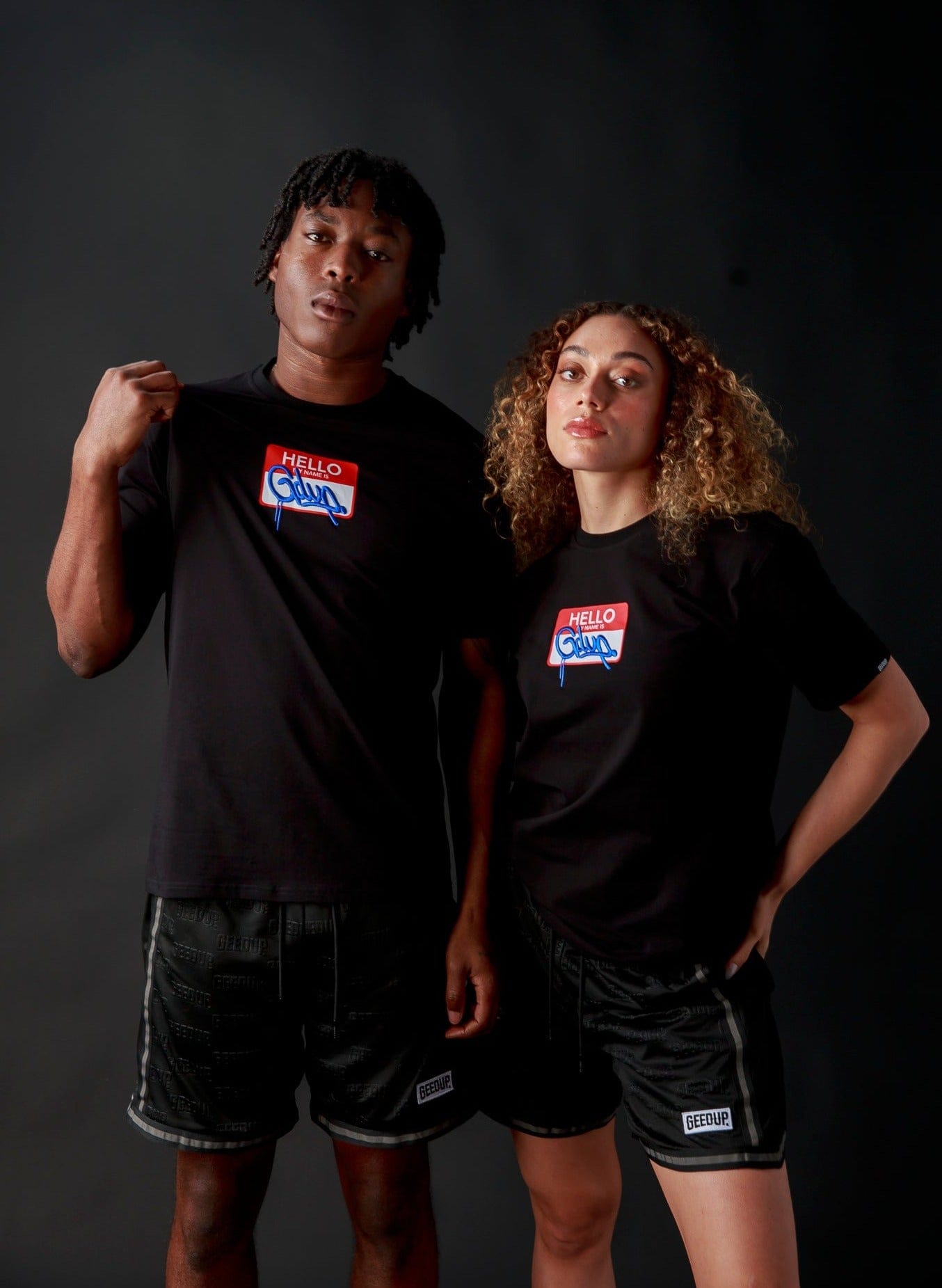 GDUP Sticker T-Shirt Black