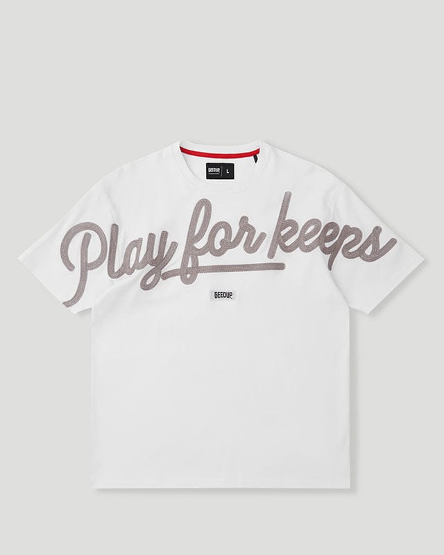 PFK Script T-Shirt White/Grey