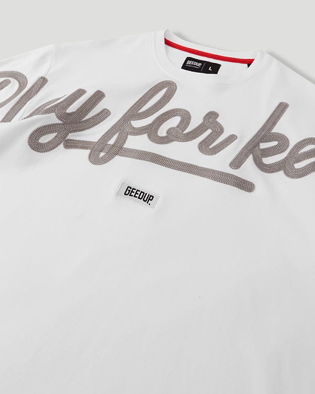 PFK Script T-Shirt White/Grey
