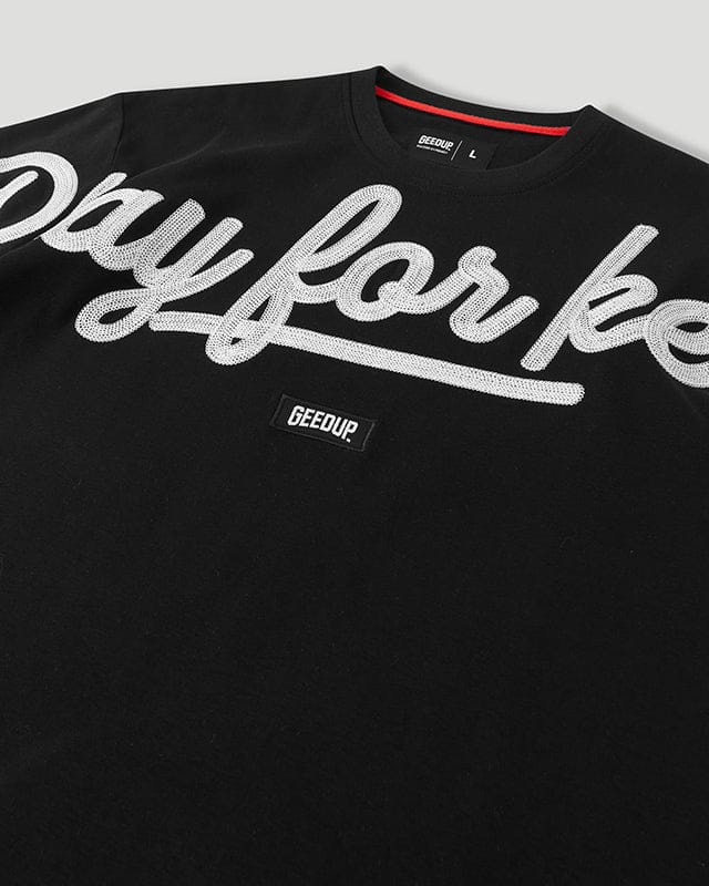 PFK Script T-Shirt Black/White