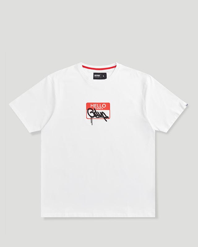 GDUP Sticker T-Shirt White