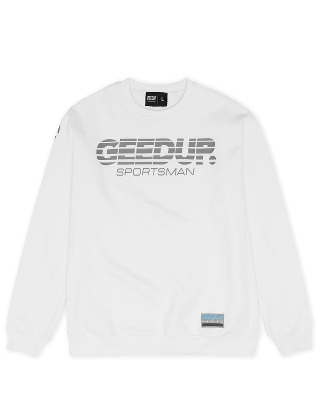 Sportsman Crewneck White/Grey