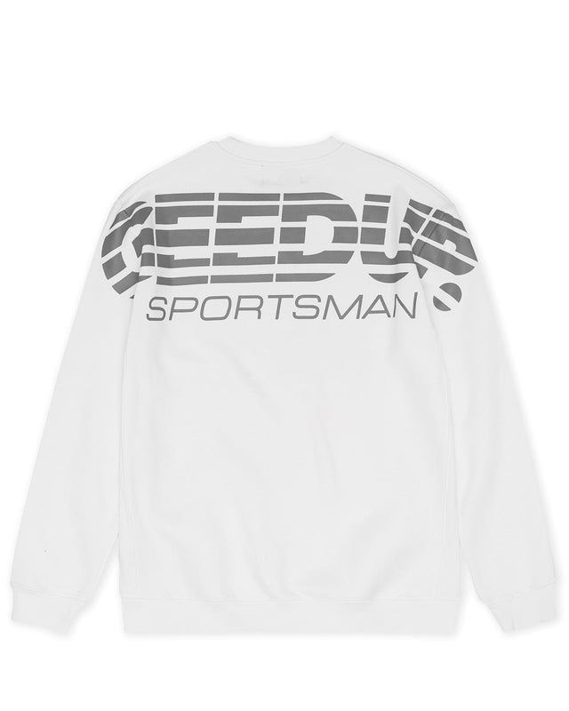 Sportsman Crewneck White/Grey