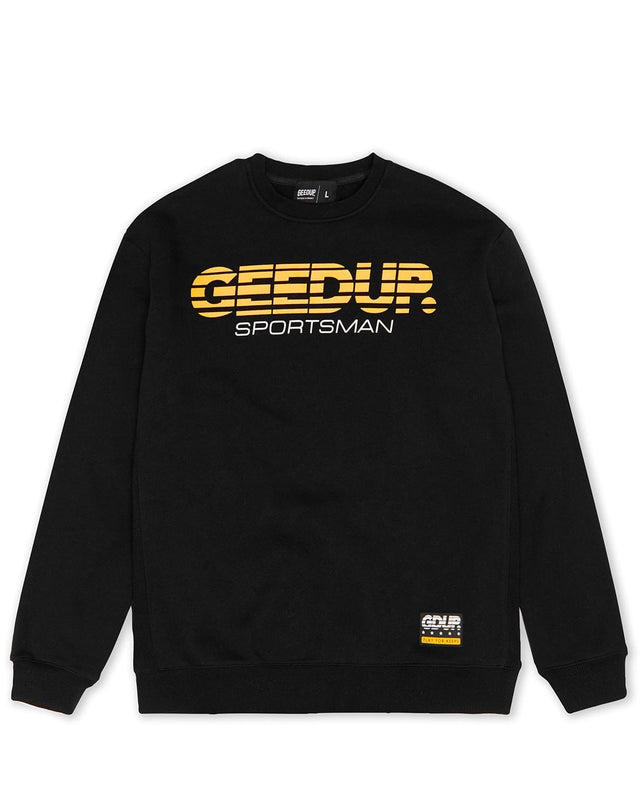 Sportsman Crewneck Black/Yellow