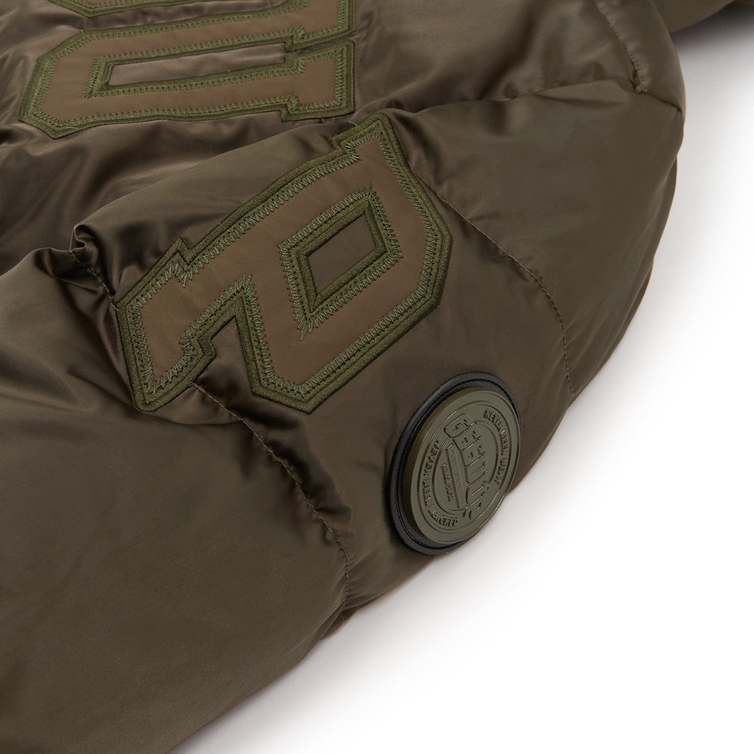 Team Logo Reversible Duck Down Jacket Khaki/Olive