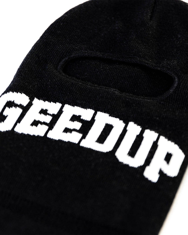 Team Logo Ski Mask Black