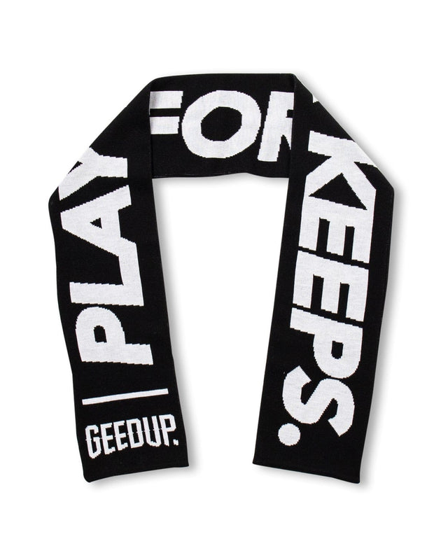 Play For Keeps Scarf Black