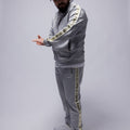 Core PFK Tracksuit Grey/Cream (Full Set)8