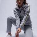 Core PFK Tracksuit Grey/Cream (Full Set)9
